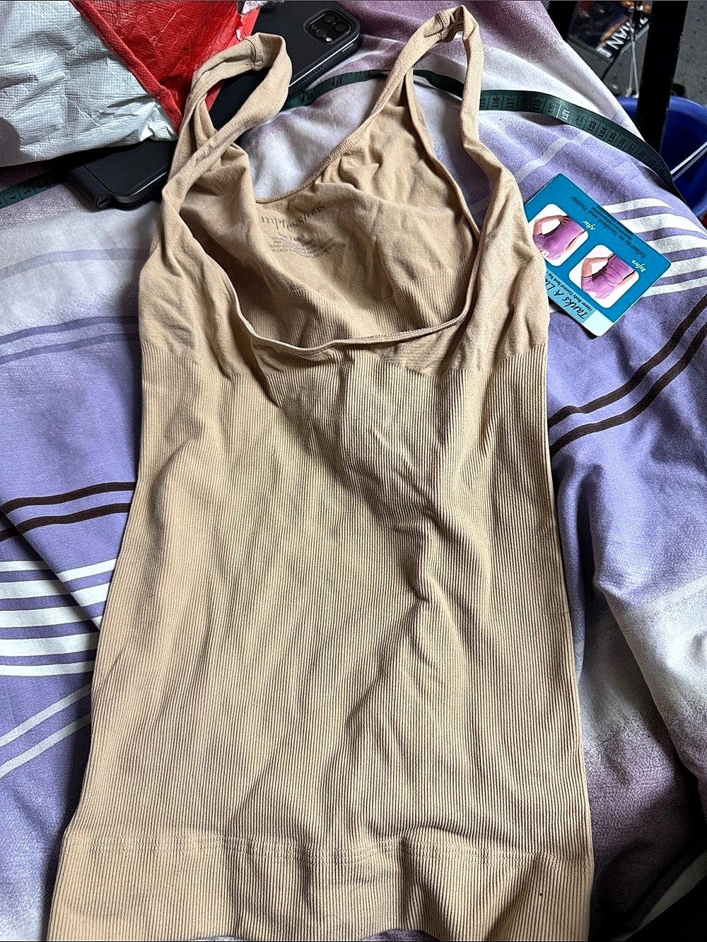 Slimpressions Tanks A Little Upper Body Control Tank Top Brown Medium